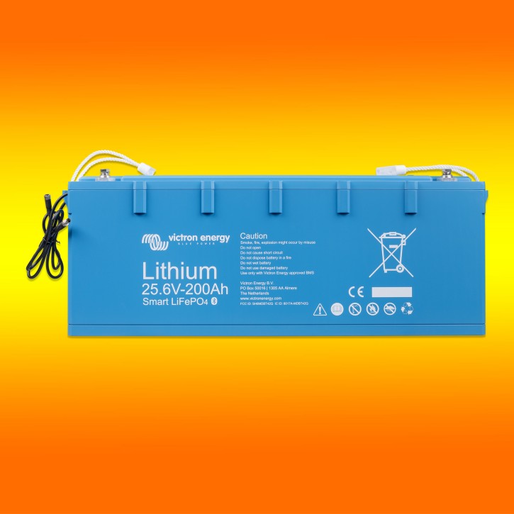 Lithium Batterie 25,6V 200Ah Victron LiFePO4 Smart (0% MwSt.*)