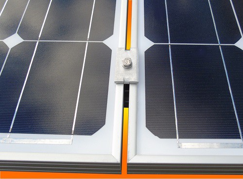 4 Stück Modul - Mittelklemmen 40mm einfach für Photovoltaik Module Solar  Montage Profil-MIE40MM-04