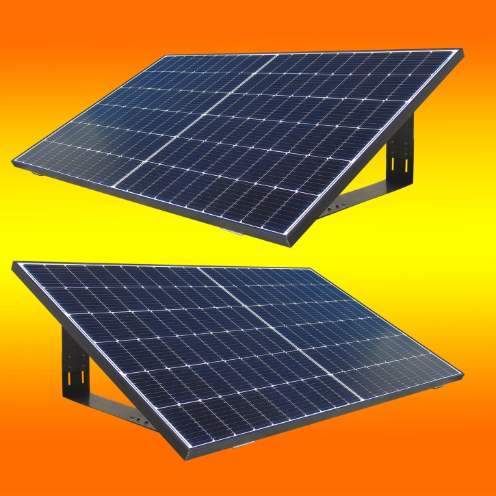 PV Solar Universal Gestell für PV Panele 16 bis 21° verstellbar 2er Set