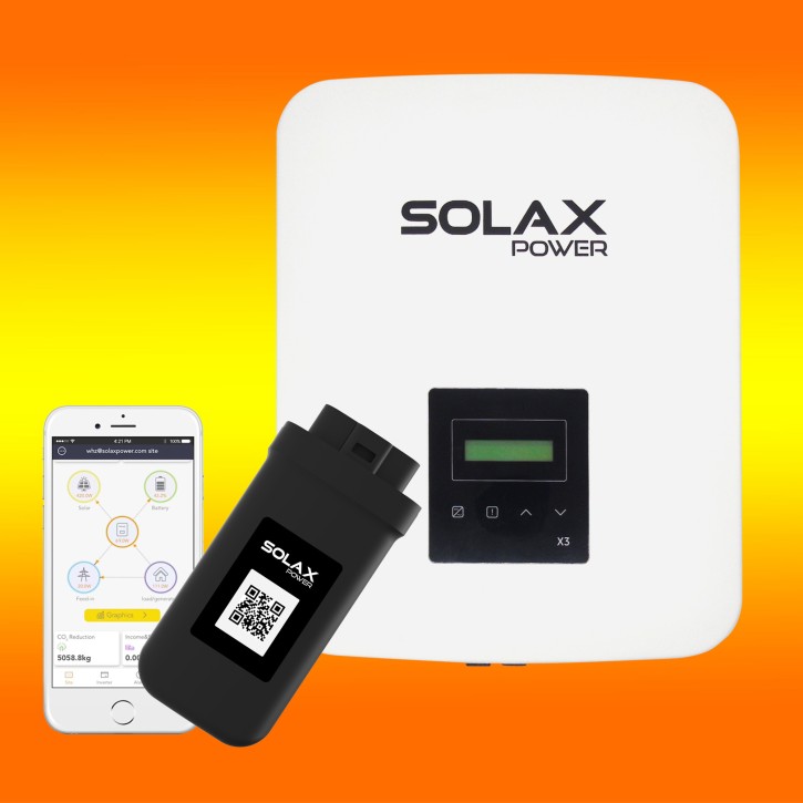 Solax X3 MIC 4000 Watt (0% MwSt.*) Wechselrichter 3-phasig 2 MPPT WiFi