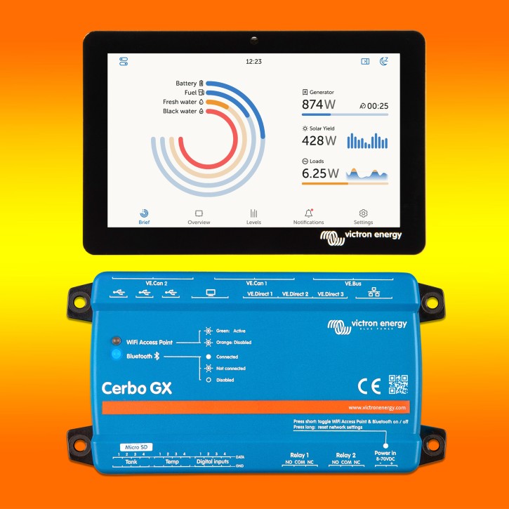 Victron Cerbo GX MK2 Touch 50 Display Bundle Set (0% MwSt.*)