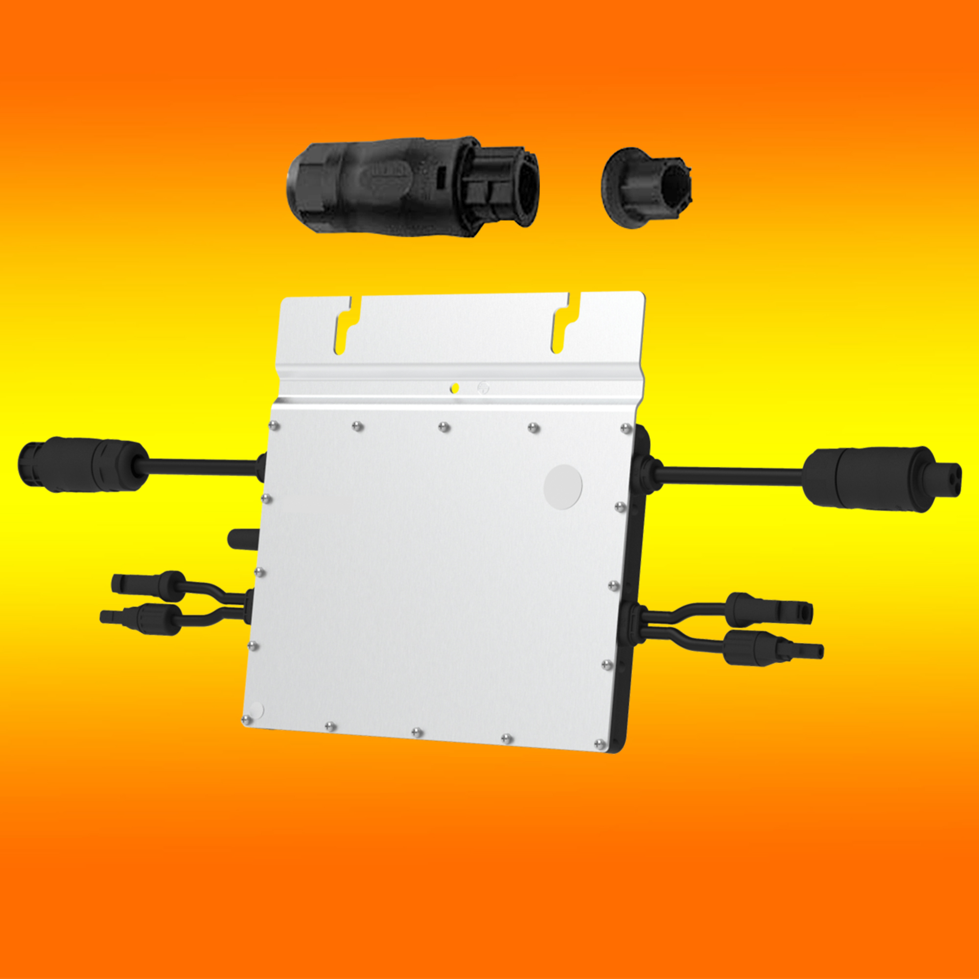Hoymiles HM-600 (0% MwSt.*) Microwechselrichter inkl. AC  Anschlussstecker-HM-600-SET0%