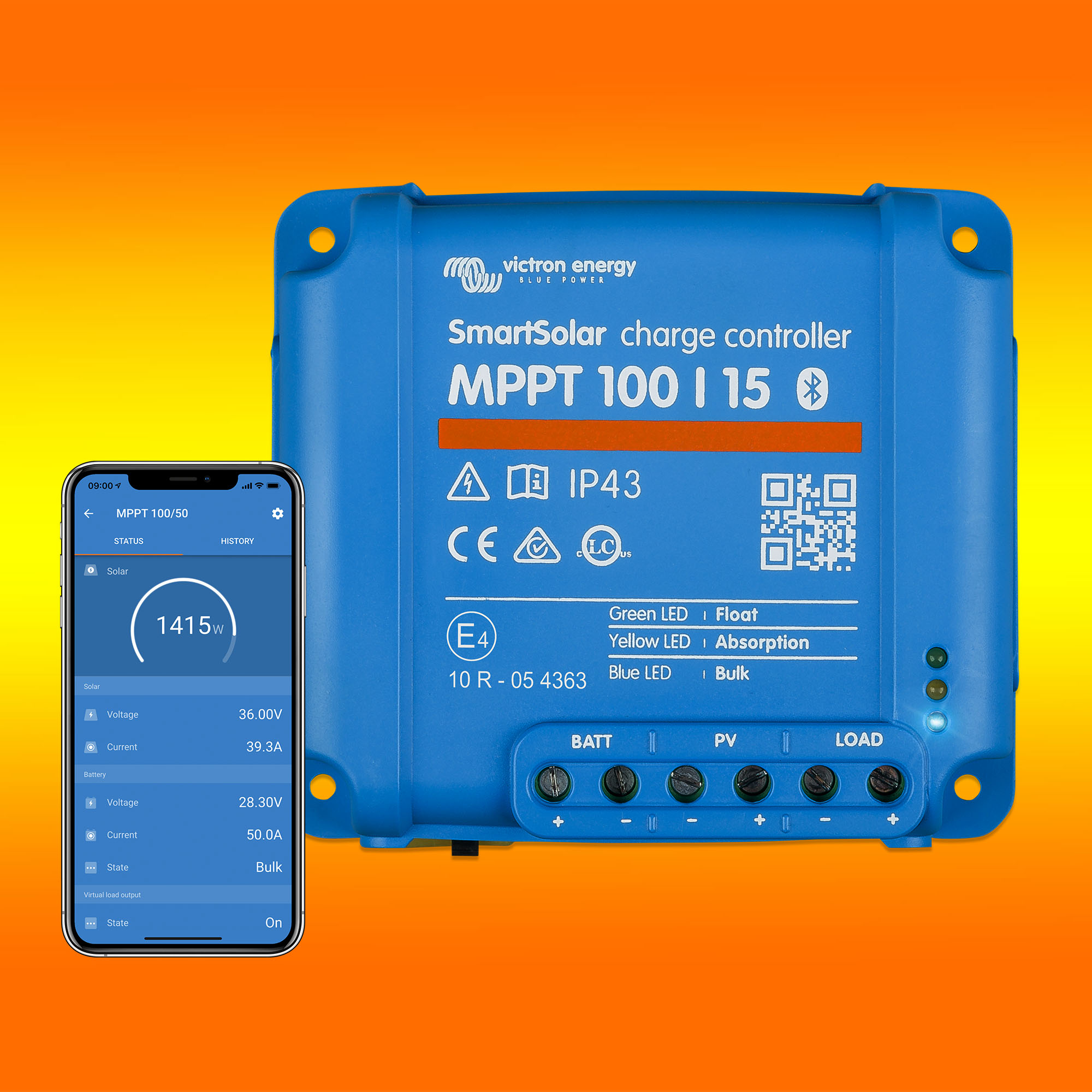 MPPT Solar-Laderegler SmartSolar 75/15 Bluetooth