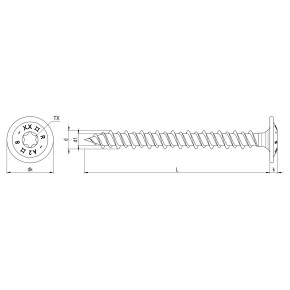 Tellerkopfschrauben 8x80mm 50 Stück Edelstahl A2 TX40 für Dachhaken Montage